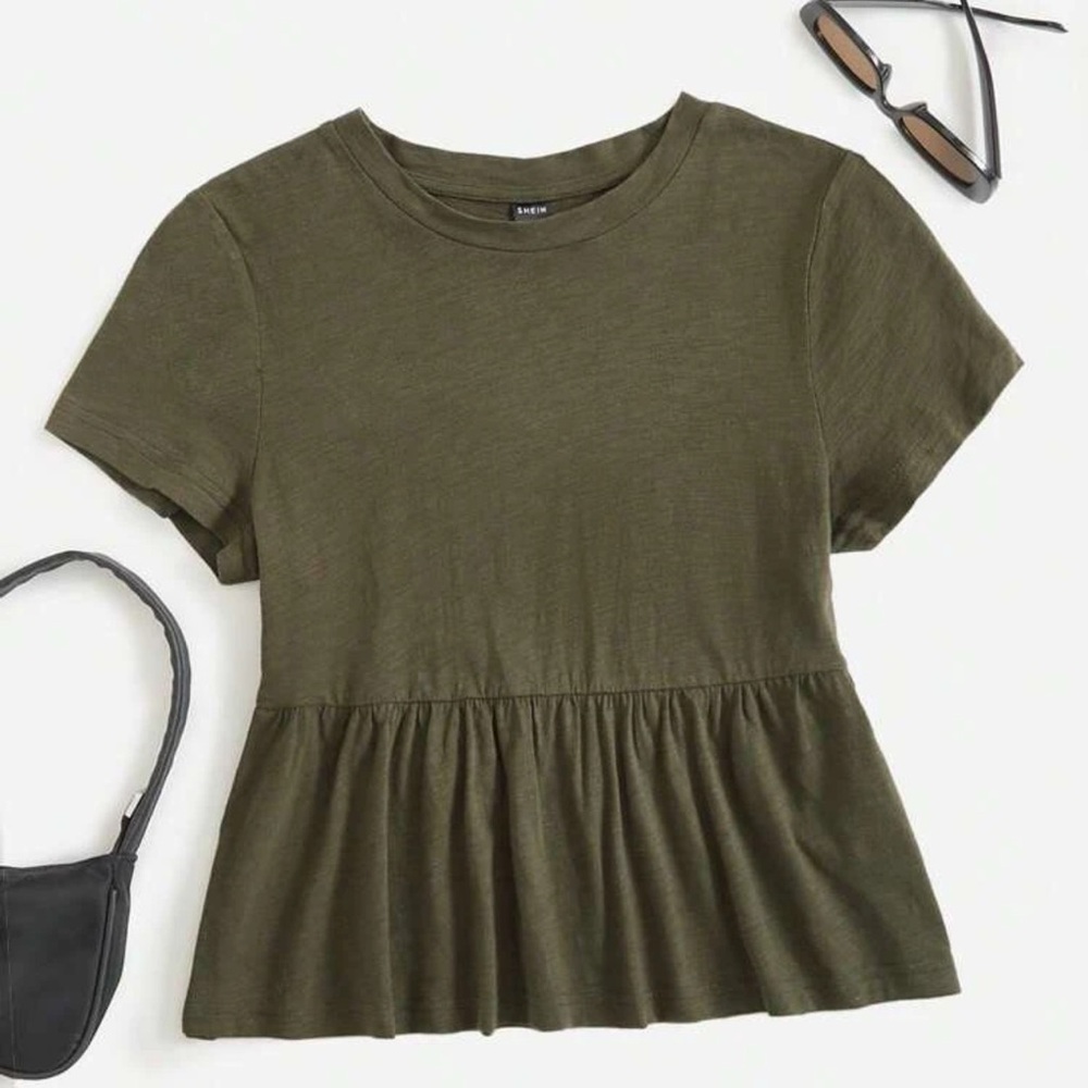 Shein hem tee